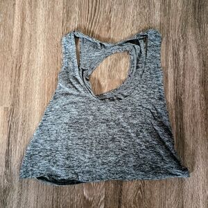 Gray Sleeveless Women's Top